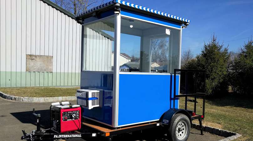 Portable guard shack and security booth