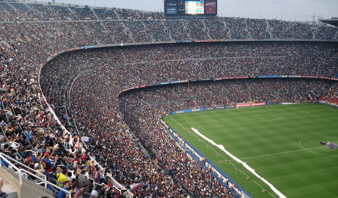 Stadium full of people