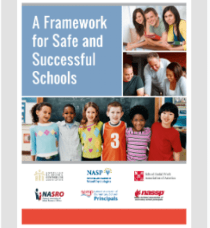 Booklet titled A Framework for Safe and Successful Schools