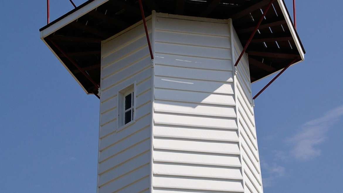 observation tower for security guard