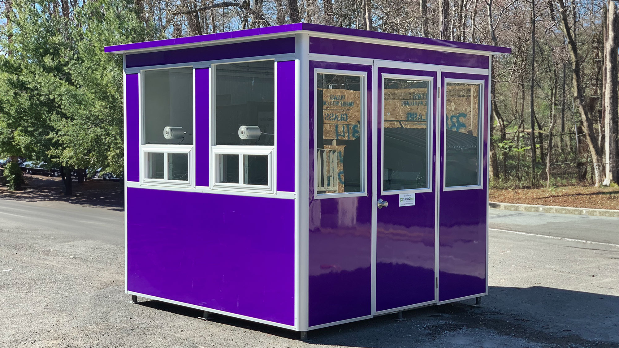 8x8-Ticket-Booth-in-Montverde,-FL-with-Ticket-Window-with-speaking-hole,-full-size-closeable-transaction-slot),-and-Custom-Exterior-Wrap-1