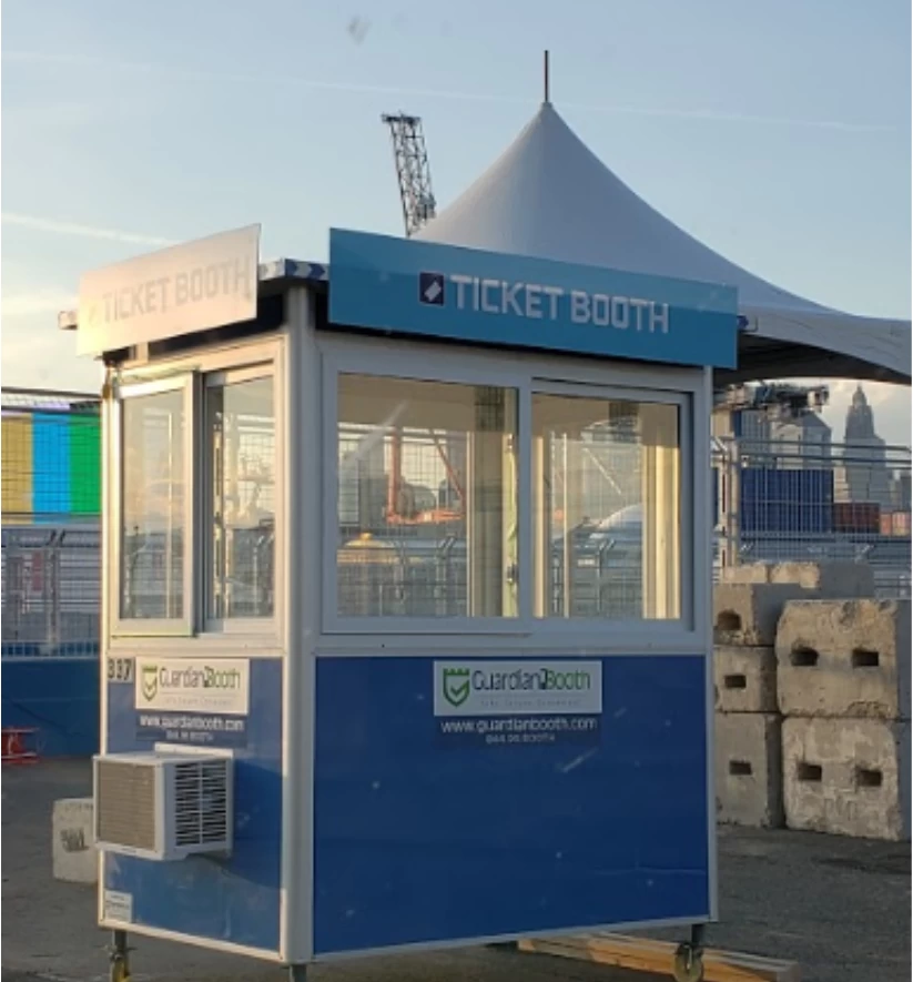 Guardian booth ticket booth