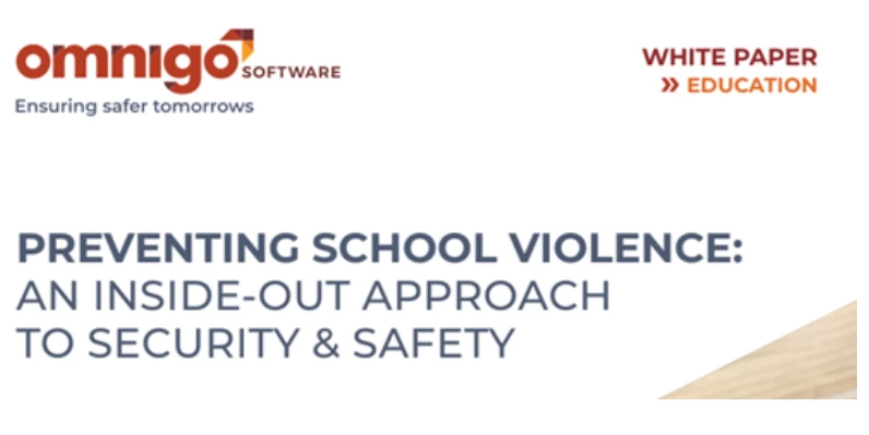 Heading of a white paper on Preventing School Violence