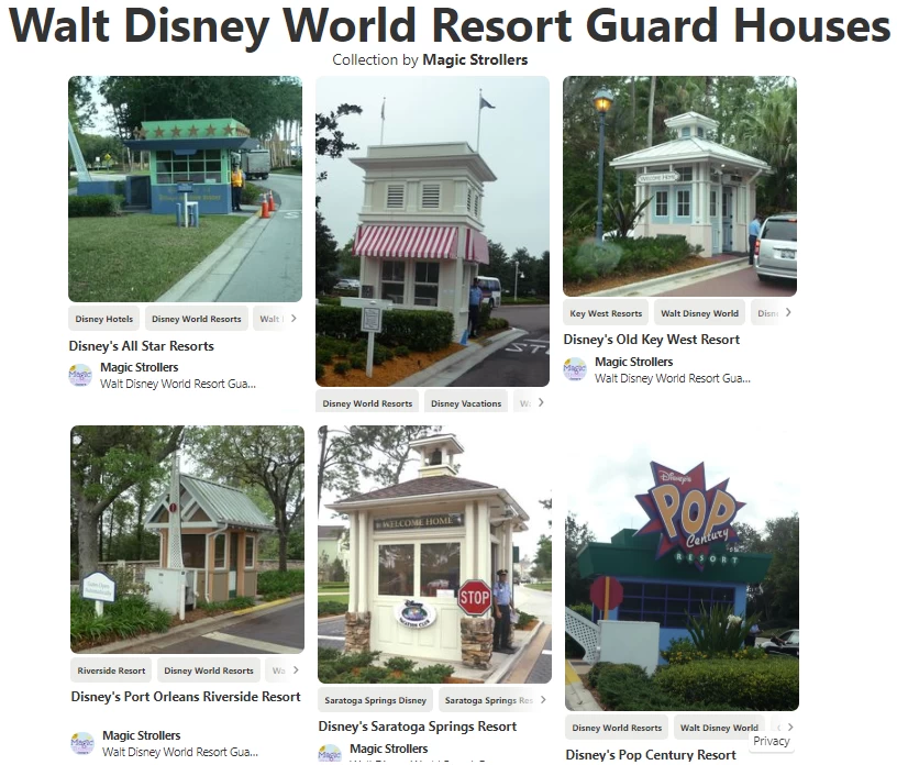 Interesting guard booths across the USA.