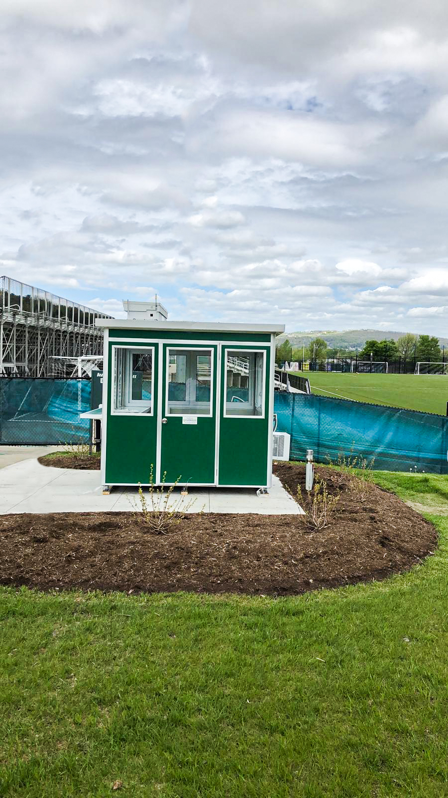 Ticket booth for high school sports teams