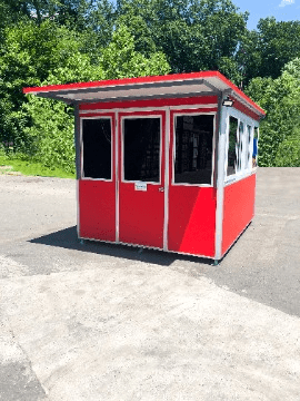 Efficient park management with portable booths