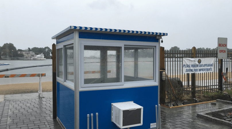 Portable booth solutions for parks Convenient visitor information centers
