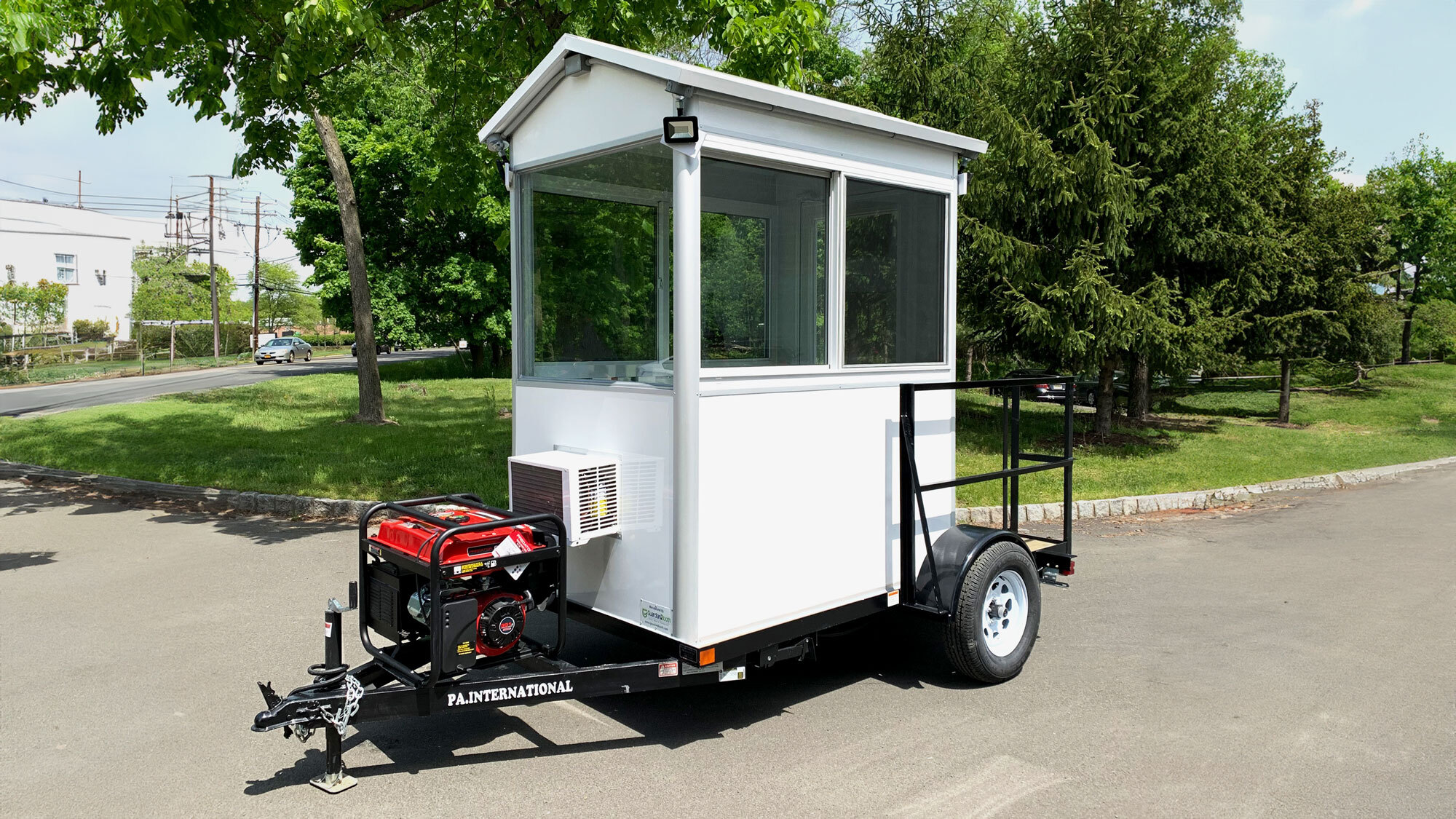 Real-Estate-4x6-trailer-booth-w_-custom-color,-custom-roof,-exterior-lights