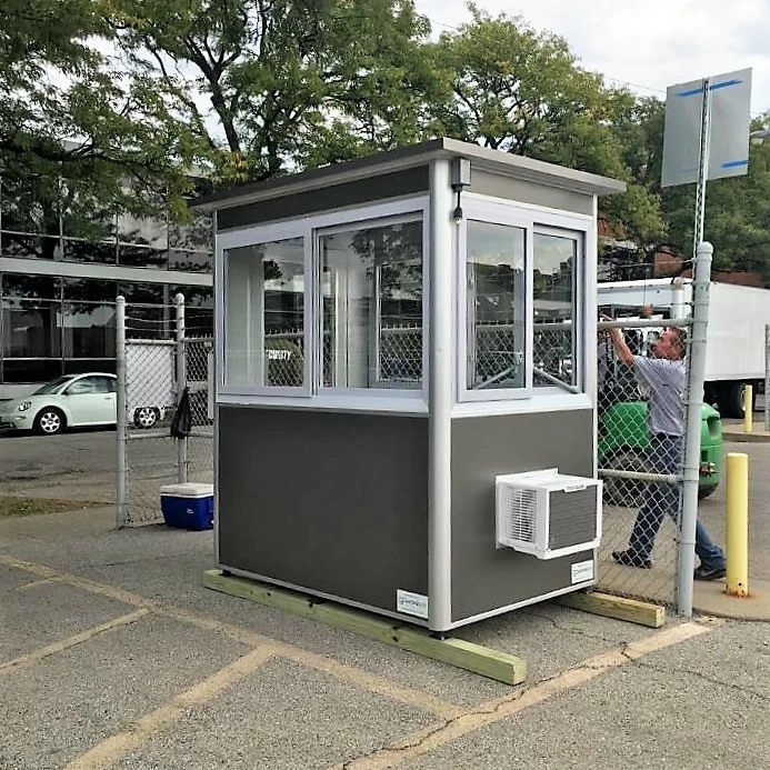 Portable security booths for access control and monitoring