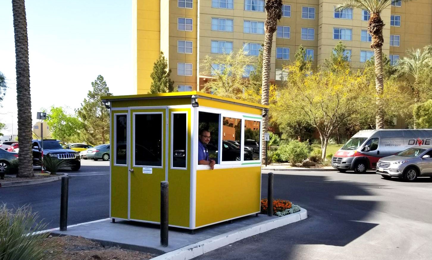 Outdoor hospitality booths