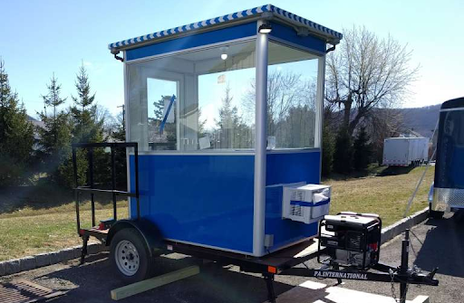 Portable booth for property management needs