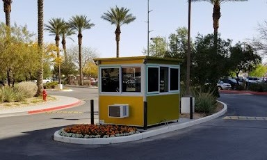 gated community security booth systems