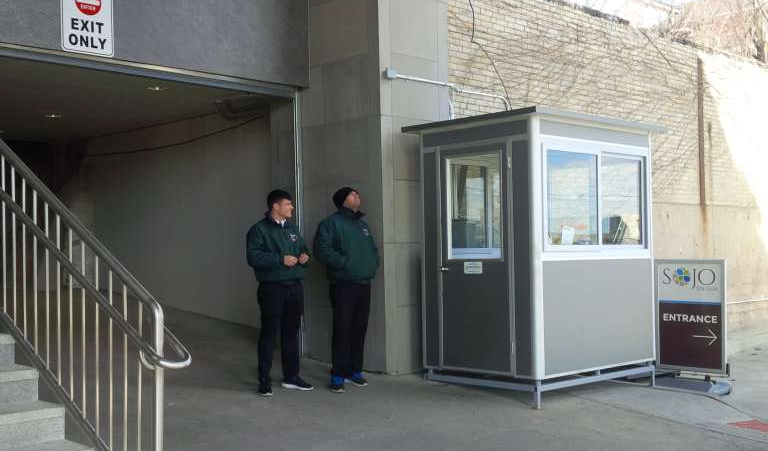 gated community security booths