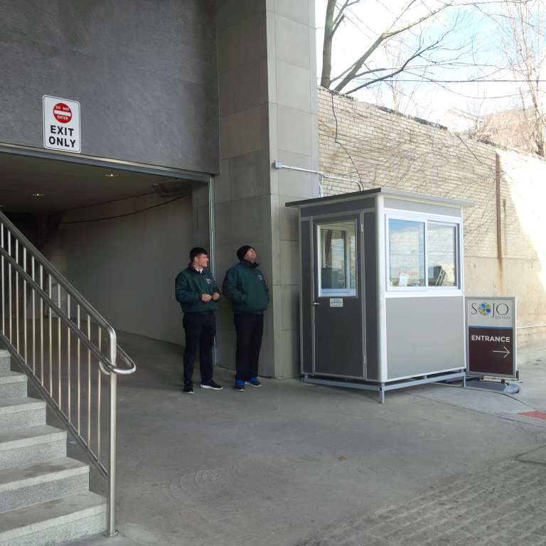 gated community security booths