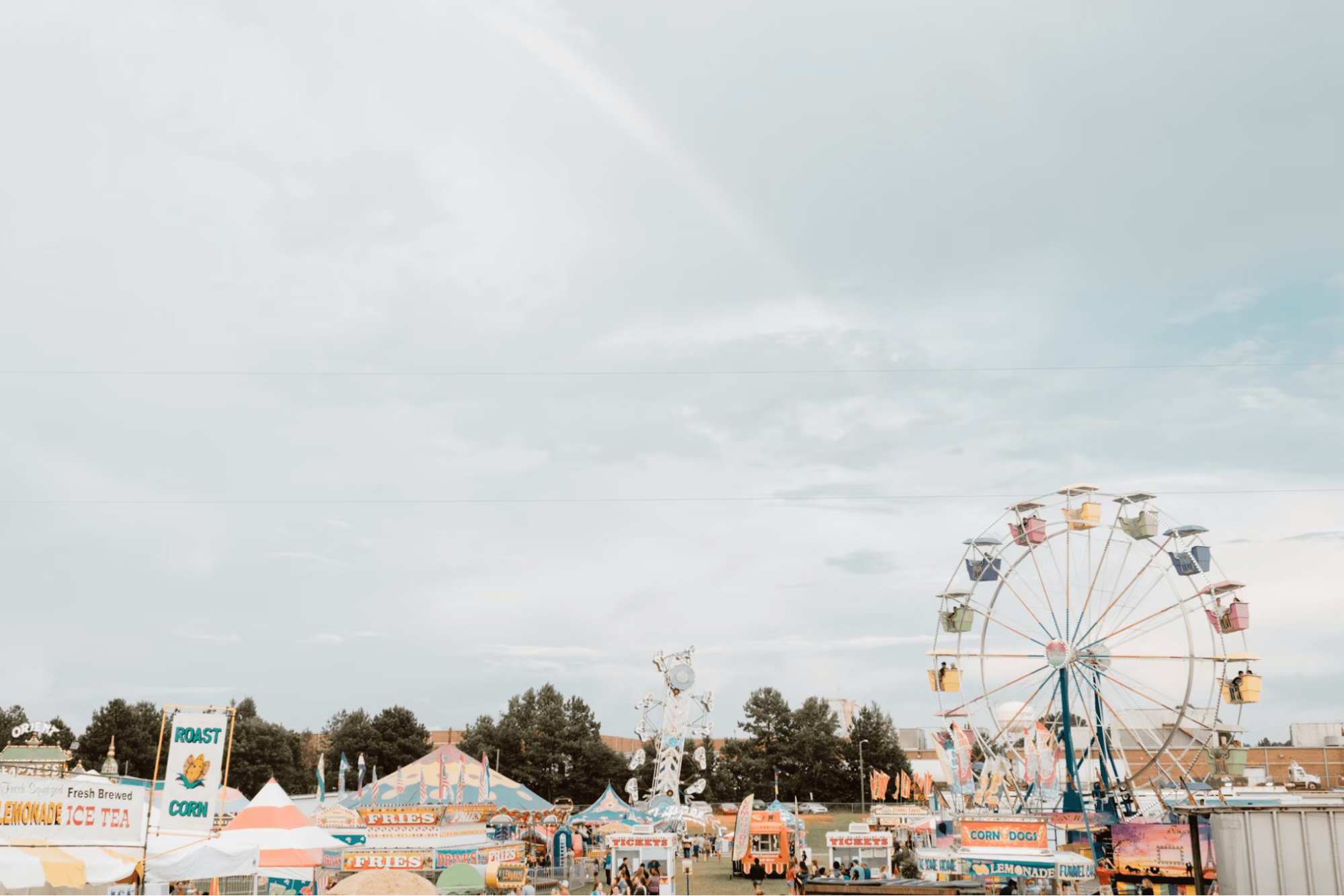 festival information booths help guests find activities