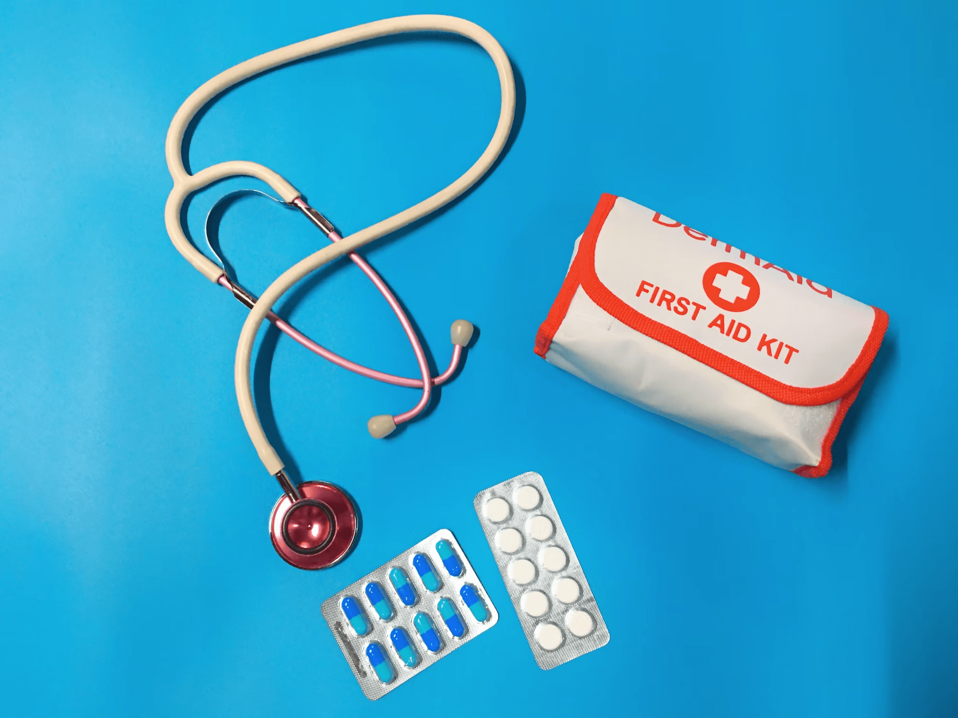 first aid kit for a festival modular medical booth