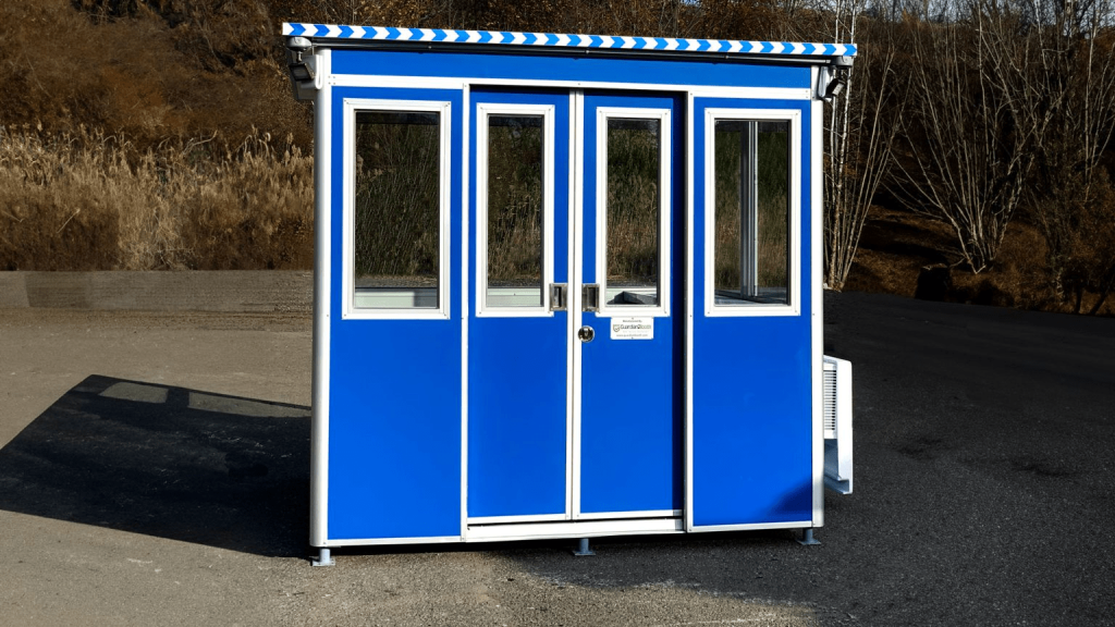 modular security booth